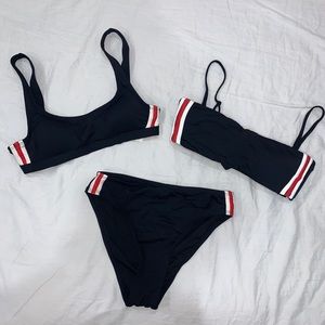 Brand new racer bikini set from Garage/Dynamite